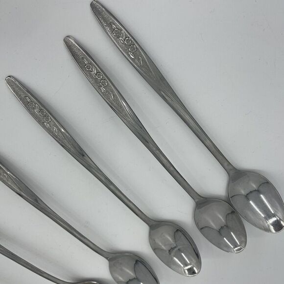 Superior Stainless USA Vibrant Iced Ted Spoons 7 Piece - Picture 2 of 15